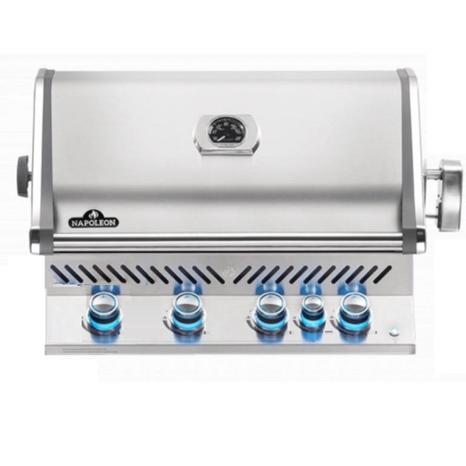 [GSN-BIPRO500RBPSS-3-CE] شواية بنيت في برو 500 R.BRN SS LID LPG